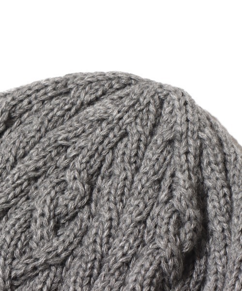 THE NORTH FACE（ザノースフェイス）の「THE NORTH FACE CABLE BEANIE / ザ・ノース・フェイス ケーブル ビーニー（ニットキャップ/ビーニー・メンズ・オフホワイト/ネイビー/グレー/ブラック/ブラウン・FREE）」の13枚目の写真