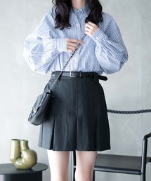 WEGO | WEGO/ベルト付プリーツミニスカパン(スカート)