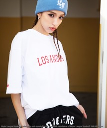 SPIRALGIRL（スパイラルガール）の「【MLB】ロゴプリントTシャツ（Tシャツ/カットソー）」