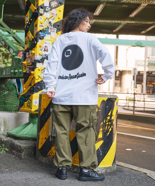 MSG(エムエスジー)の「オーバーサイズヴィンテージライクビリヤードロゴロンT(Tシャツ/カットソー・メンズ・ネイビー/ピンク/ブラック/グリーン系/ブラウン系/グレー/ホワイト・M/XL/L)」の14枚目の写真