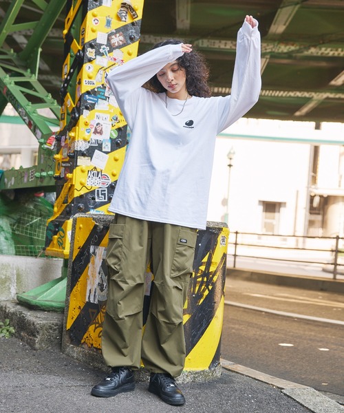 MSG(エムエスジー)の「オーバーサイズヴィンテージライクビリヤードロゴロンT(Tシャツ/カットソー・メンズ・ネイビー/ピンク/ブラック/グリーン系/ブラウン系/グレー/ホワイト・M/XL/L)」の13枚目の写真