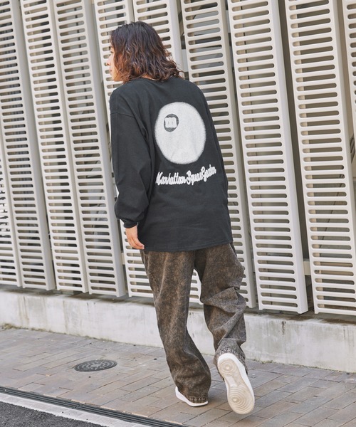 MSG(エムエスジー)の「オーバーサイズヴィンテージライクビリヤードロゴロンT(Tシャツ/カットソー・メンズ・ネイビー/ピンク/ブラック/グリーン系/ブラウン系/グレー/ホワイト・M/XL/L)」の21枚目の写真