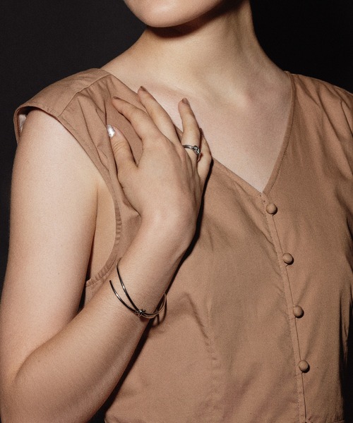 CENE（セネ）の「【CENE】セネ/ノットダブルブレスレット（ブレスレット・レディース・ゴールド/シルバー・FREE）」の10枚目の写真