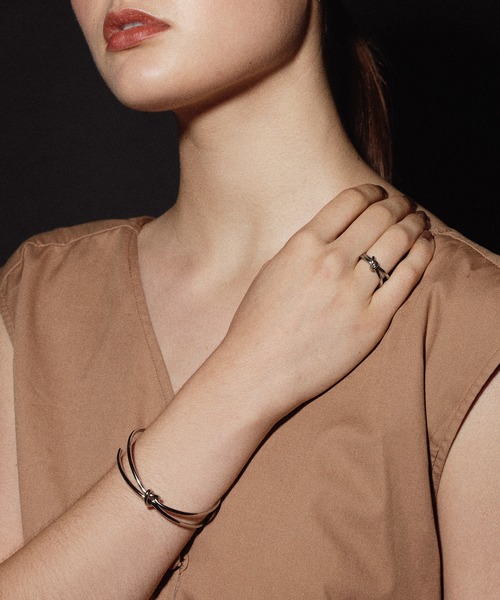 CENE（セネ）の「【CENE】セネ/ノットダブルブレスレット（ブレスレット・レディース・ゴールド/シルバー・FREE）」の11枚目の写真