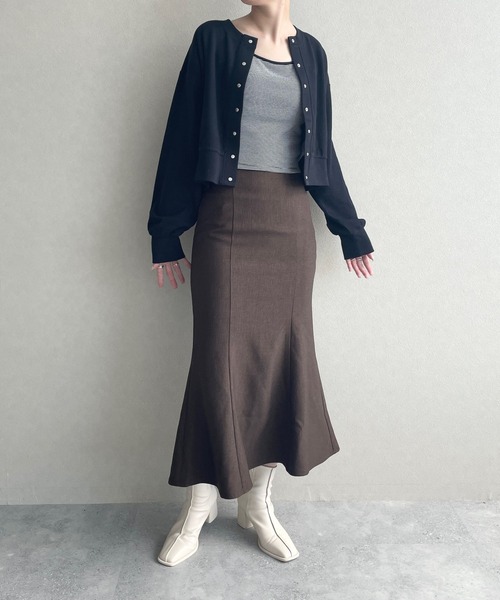 LOWRYS FARM(ローリーズファーム)の「STYLEUP/マーメードスカート 969392(スカート・レディース・アイボリー/ブラック/ブラウン・MEDIUM/SMALL/LARGE)」の10枚目の写真