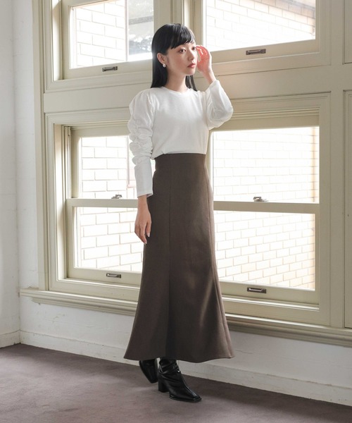 LOWRYS FARM(ローリーズファーム)の「STYLEUP/マーメードスカート 969392(スカート・レディース・アイボリー/ブラック/ブラウン・MEDIUM/SMALL/LARGE)」の13枚目の写真