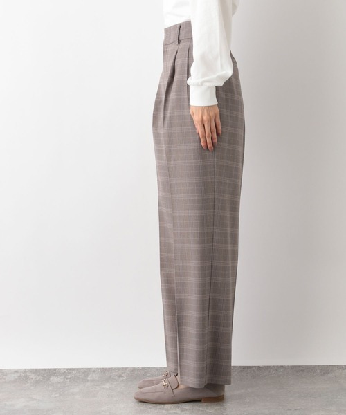 GLOBAL WORK（グローバルワーク）の「ウツクシルエットワイド柄/704427（その他パンツ・レディース・グレー系その他6/ブラウン系その他/グレー系その他/ネイビー系・LARGE/X-SMALL/SMALL/MEDIUM）」の10枚目の写真