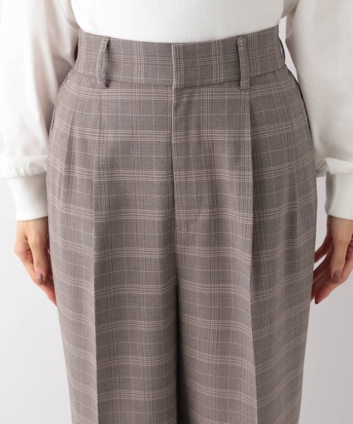 GLOBAL WORK（グローバルワーク）の「ウツクシルエットワイド柄/704427（その他パンツ・レディース・グレー系その他6/ブラウン系その他/グレー系その他/ネイビー系・LARGE/X-SMALL/SMALL/MEDIUM）」の12枚目の写真