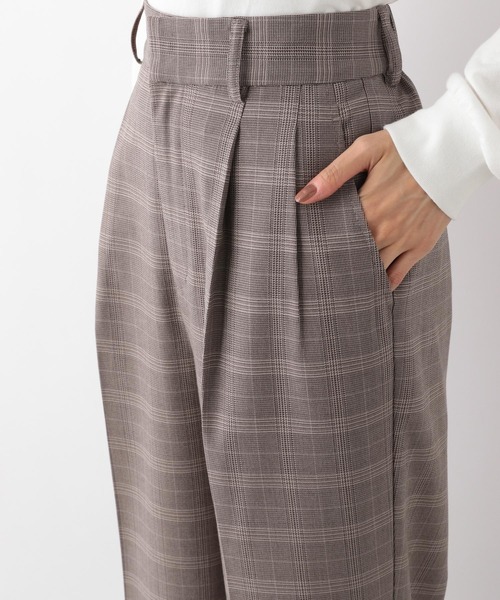 GLOBAL WORK（グローバルワーク）の「ウツクシルエットワイド柄/704427（その他パンツ・レディース・グレー系その他6/ブラウン系その他/グレー系その他/ネイビー系・LARGE/X-SMALL/SMALL/MEDIUM）」の14枚目の写真
