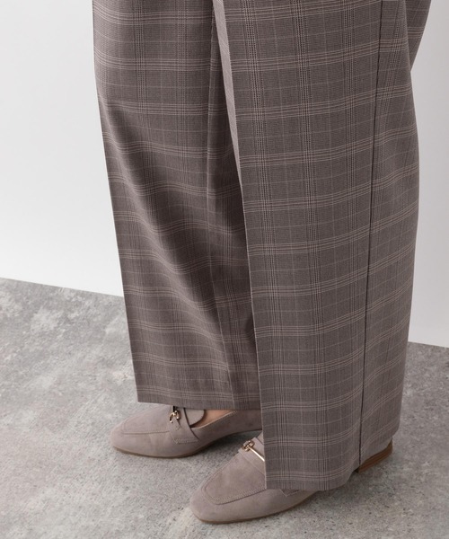 GLOBAL WORK（グローバルワーク）の「ウツクシルエットワイド柄/704427（その他パンツ・レディース・グレー系その他6/ブラウン系その他/グレー系その他/ネイビー系・LARGE/X-SMALL/SMALL/MEDIUM）」の15枚目の写真