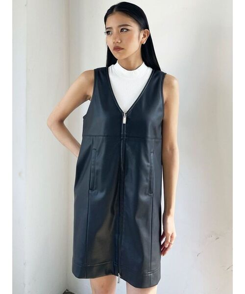 EMODA（エモダ）の「ミニハイネックリブトップ（タンクトップ・レディース・ホワイト/ブルー/その他/ブラック・FREE）」の15枚目の写真