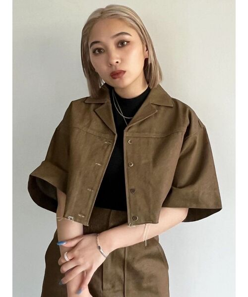 EMODA（エモダ）の「ミニハイネックリブトップ（タンクトップ・レディース・ホワイト/ブルー/その他/ブラック・FREE）」の11枚目の写真