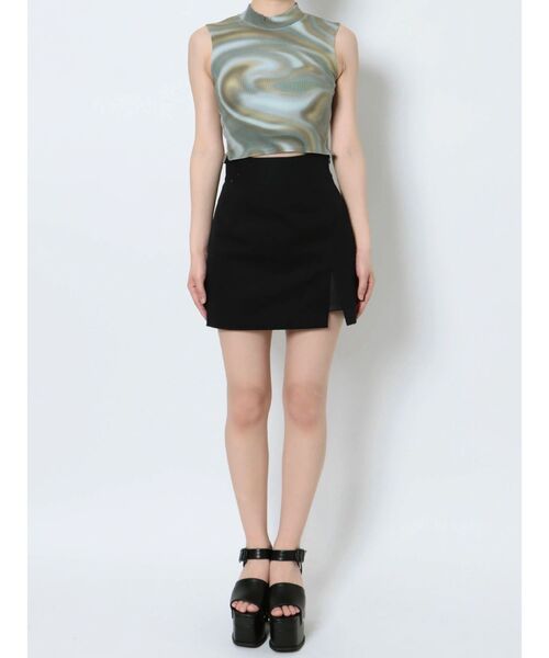 EMODA（エモダ）の「ミニハイネックリブトップ（タンクトップ・レディース・ホワイト/ブルー/その他/ブラック・FREE）」の17枚目の写真