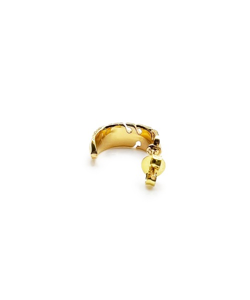 THEATER(シアター)の「THEATER シアター フェザーデザインハーフフープピアス”GOLD”(ピアス(両耳用)・レディース・ゴールド・FREE)」の5枚目の写真