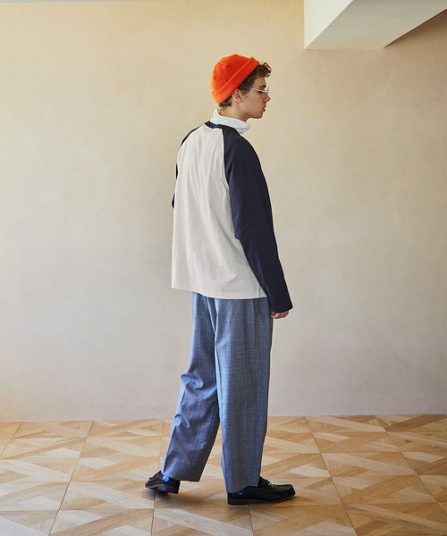 ガ*ス様 EX.maatee&muster ラグランスリーブT size4 希少 Magine(マージン)】CTN WAFFLE RAGLAN C-N TEE S-S ラグラン