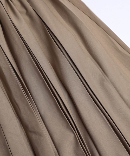 La-gemme（ラジェム）の「Aラインプリーツスカート（スカート・レディース・グリーン/ブラック/ブラウン/マスタード/ライトグレー/テラコッタ/ダークブラウン・REGULAR/トール）」の22枚目の写真