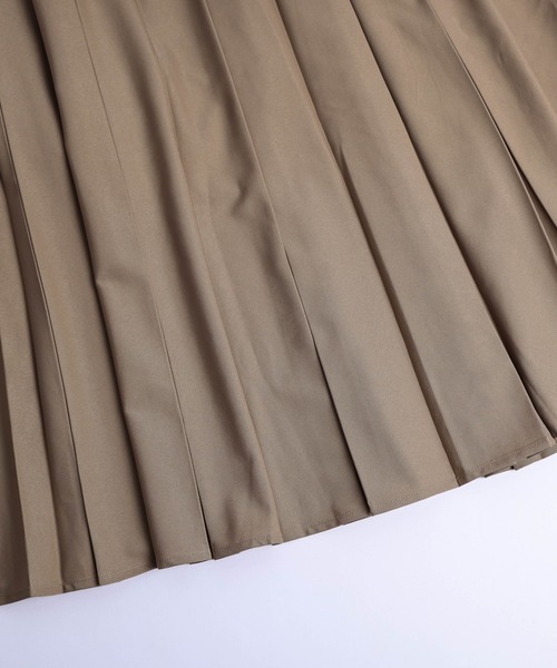 La-gemme（ラジェム）の「Aラインプリーツスカート（スカート・レディース・グリーン/ブラック/ブラウン/マスタード/ライトグレー/テラコッタ/ダークブラウン・REGULAR/トール）」の21枚目の写真