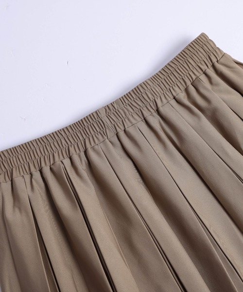 La-gemme（ラジェム）の「Aラインプリーツスカート（スカート・レディース・グリーン/ブラック/ブラウン/マスタード/ライトグレー/テラコッタ/ダークブラウン・REGULAR/トール）」の20枚目の写真