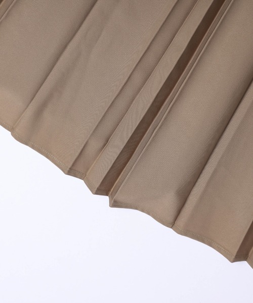 La-gemme（ラジェム）の「Aラインプリーツスカート（スカート・レディース・グリーン/ブラック/ブラウン/マスタード/ライトグレー/テラコッタ/ダークブラウン・REGULAR/トール）」の16枚目の写真