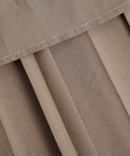 La-gemme（ラジェム）の「Aラインプリーツスカート（スカート・レディース・グリーン/ブラック/ブラウン/マスタード/ライトグレー/テラコッタ/ダークブラウン・REGULAR/トール）」の10枚目の写真