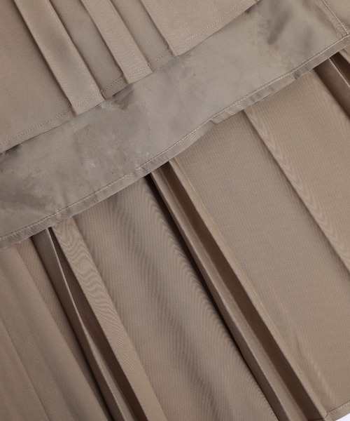 La-gemme（ラジェム）の「Aラインプリーツスカート（スカート・レディース・グリーン/ブラック/ブラウン/マスタード/ライトグレー/テラコッタ/ダークブラウン・REGULAR/トール）」の8枚目の写真