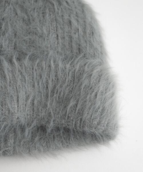 WEGO(ウィゴー)の「WEGO/シャギーニットキャップ(ニットキャップ/ビーニー・レディース・ライトベージュ/グレー/オフホワイト・FREE)」の9枚目の写真