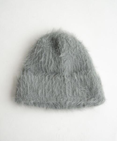 WEGO(ウィゴー)の「WEGO/シャギーニットキャップ(ニットキャップ/ビーニー・レディース・ライトベージュ/グレー/オフホワイト・FREE)」の8枚目の写真