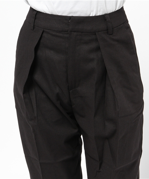 CIAOPANIC（チャオパニック）の「【Ciaopanic】　綿麻タックPTS（その他パンツ・レディース・ブルー/ネイビー/ブラック・FREE）」の8枚目の写真