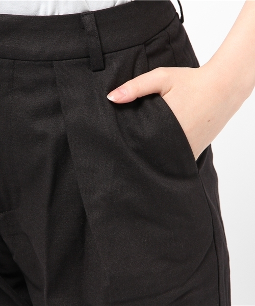 CIAOPANIC（チャオパニック）の「【Ciaopanic】　綿麻タックPTS（その他パンツ・レディース・ブルー/ネイビー/ブラック・FREE）」の10枚目の写真