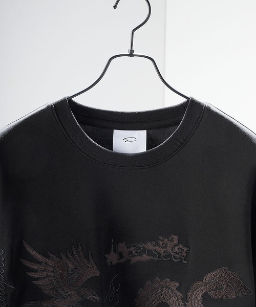 ENDER PRODUCTS（エンダープロダクツ）の「スーベニア刺繍 ビッグシルエットポンチスウェット【ENDER PRODUCTS/エンダープロダクツ】（スウェット・メンズ・ブラック/オフホワイト/スミクロ・M/L）」の13枚目の写真