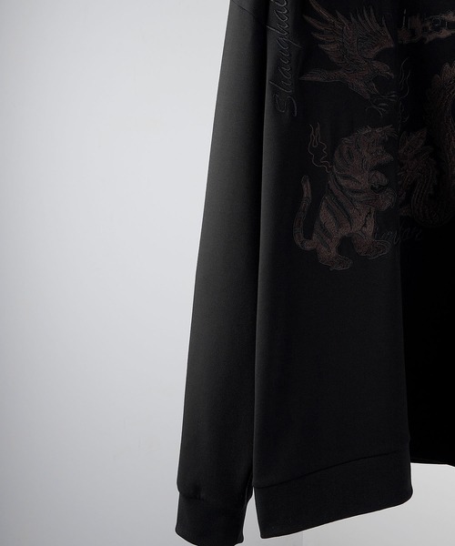 ENDER PRODUCTS（エンダープロダクツ）の「スーベニア刺繍 ビッグシルエットポンチスウェット【ENDER PRODUCTS/エンダープロダクツ】（スウェット・メンズ・ブラック/オフホワイト/スミクロ・M/L）」の16枚目の写真