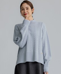 バルキーケーブル ニット