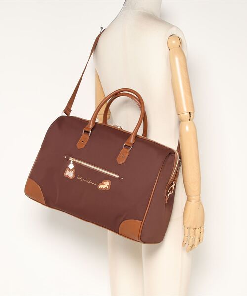 Disney(ディズニー)の「【WEB限定】ディズニー レディ&スキャンプ ナイロンボストンバッグ(ボストンバッグ・レディース・ブラウン・FREE)」の17枚目の写真