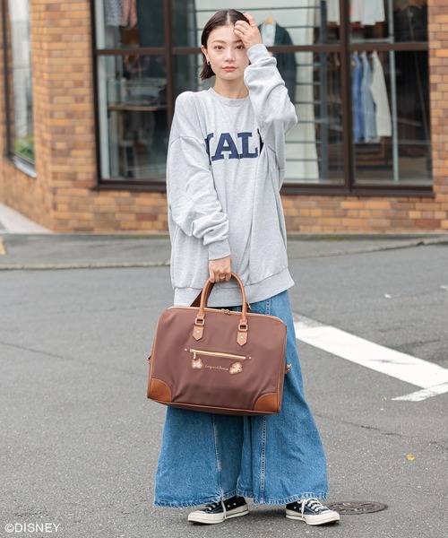 Disney(ディズニー)の「【WEB限定】ディズニー レディ&スキャンプ ナイロンボストンバッグ(ボストンバッグ・レディース・ブラウン・FREE)」の3枚目の写真