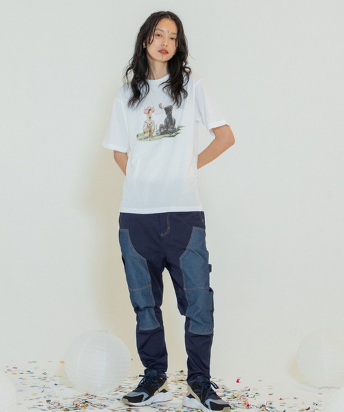 STOF（ストフ）の「STOF/ストフ/Painter Skinny Pants（デニムパンツ・メンズ・インディゴブルー/ブラック・X-SMALL/SMALL/MEDIUM）」の5枚目の写真