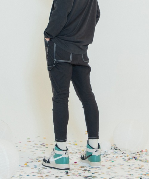 STOF（ストフ）の「STOF/ストフ/Painter Skinny Pants（デニムパンツ・メンズ・インディゴブルー/ブラック・X-SMALL/SMALL/MEDIUM）」の8枚目の写真