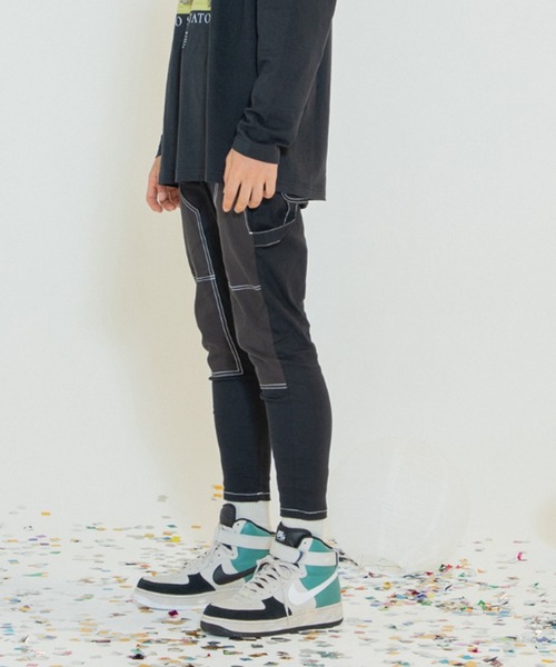 STOF（ストフ）の「STOF/ストフ/Painter Skinny Pants（デニムパンツ・メンズ・インディゴブルー/ブラック・X-SMALL/SMALL/MEDIUM）」の9枚目の写真