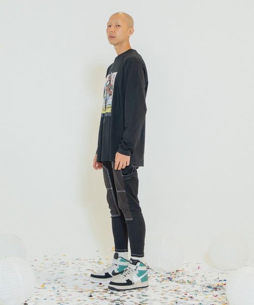 STOF（ストフ）の「STOF/ストフ/Painter Skinny Pants（デニムパンツ・メンズ・インディゴブルー/ブラック・X-SMALL/SMALL/MEDIUM）」の12枚目の写真