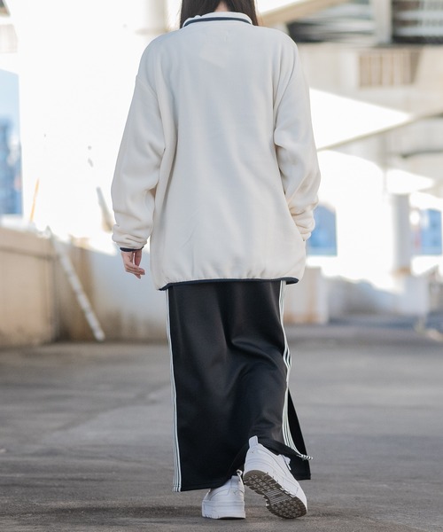 GLOVE HOUSE（グローブハウス）の「【a】ワンポイント刺繍 パイピング フリースハーフジッププルオーバー（スウェット・メンズ・ベージュ/アイボリー/チャコールグレー/ブラック・X-LARGE/LARGE/MEDIUM）」の17枚目の写真