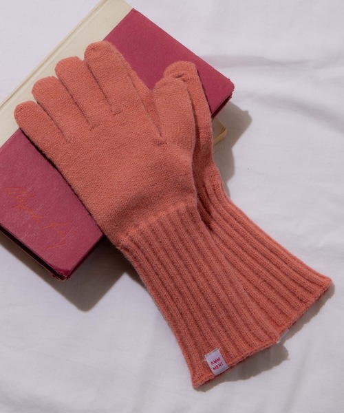 WEGO（ウィゴー）の「WEGO/指出し穴付きカラーロンググローブ（手袋・レディース・ピンク/グレー/アイボリー/サックスブルー・FREE）」の4枚目の写真