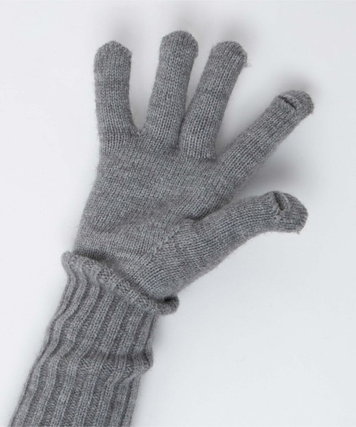 WEGO（ウィゴー）の「WEGO/指出し穴付きカラーロンググローブ（手袋・レディース・ピンク/グレー/アイボリー/サックスブルー・FREE）」の21枚目の写真