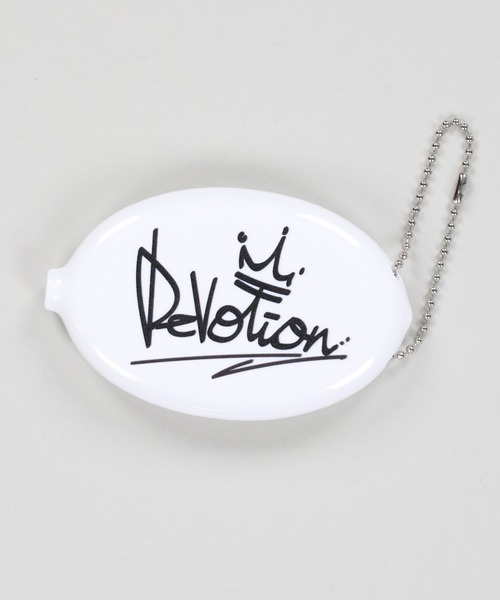 SPINNS（スピンズ）の「ロゴデザイン ラバーコインケース（コインケース・レディース・ブラック/ホワイト・ONESIZE）」の2枚目の写真