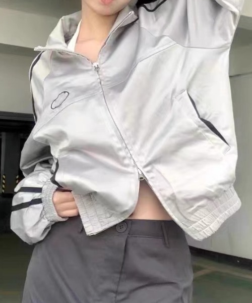 ROOPTOKYO（ループトウキョウ）の「DOUBLE ZIP ARCHIVE JACKET/ダブルジップアーカイブジャケット ブルゾン Y2K（ブルゾン・メンズ・グレー・L/XL/XXL）」の4枚目の写真