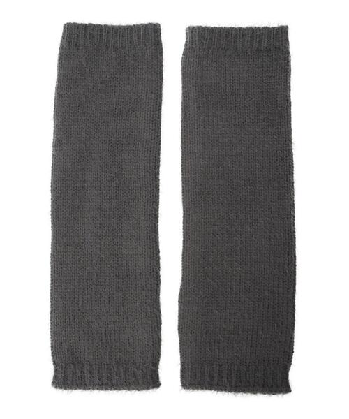 Te chichi TERRASSE(テチチテラス)の「シャギーアームウォーマー(手袋・レディース・チャコールグレー/オフホワイト・F)」の9枚目の写真