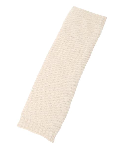 Te chichi TERRASSE(テチチテラス)の「シャギーアームウォーマー(手袋・レディース・チャコールグレー/オフホワイト・F)」の7枚目の写真