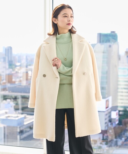 美品✨KITH アルパカ混 チェスターコートASTEROID M 美シルエット marvelous by Pierrot コート メルトン チェスターコート