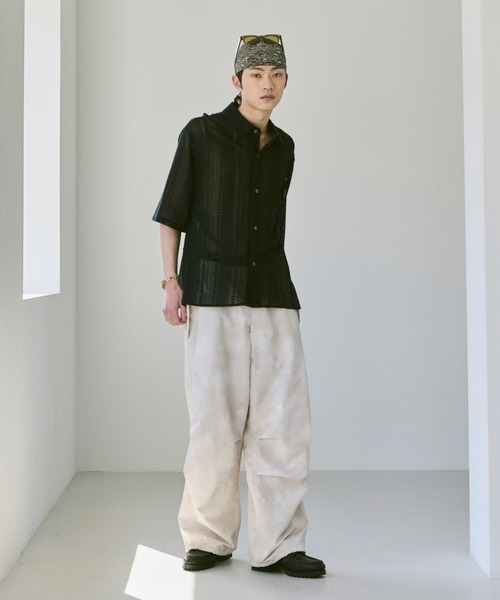 Loose Half sleeve box shirt (Assort)/ルーズハーフスリーブボックスシャツ（アソート）（シャツ/ブラウス）｜soerte（ソエルテ）
