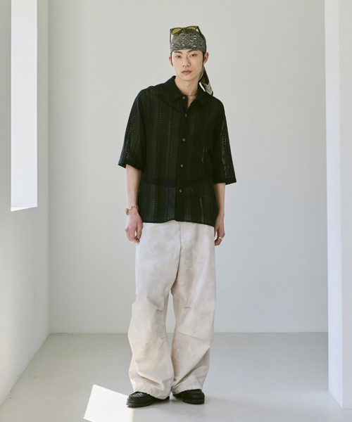 Loose Half sleeve box shirt (Assort)/ルーズハーフスリーブボックスシャツ（アソート）（シャツ/ブラウス）｜soerte（ソエルテ）