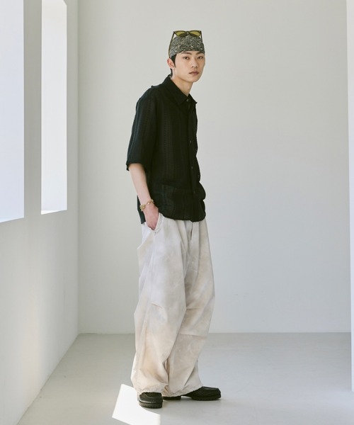 Loose Half sleeve box shirt (Assort)/ルーズハーフスリーブボックスシャツ（アソート）（シャツ/ブラウス）｜soerte（ソエルテ）