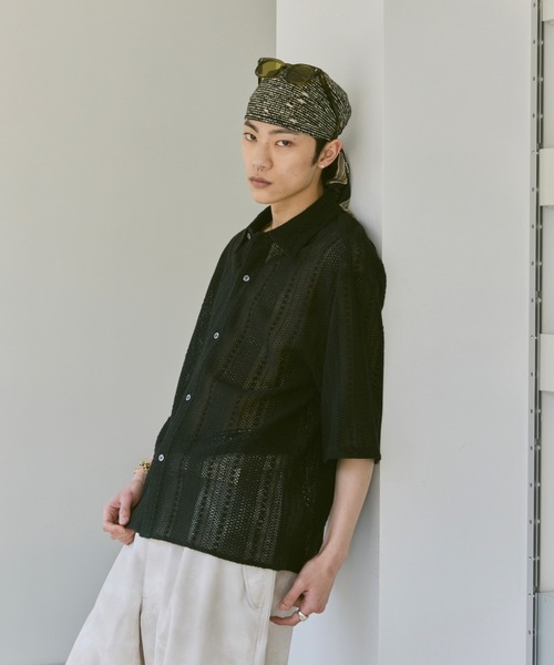 Loose Half sleeve box shirt (Assort)/ルーズハーフスリーブボックスシャツ（アソート）（シャツ/ブラウス）｜soerte（ソエルテ）